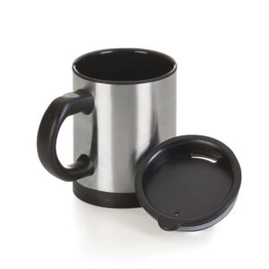 Caneca Inox 400ml com Misturador Personalizada