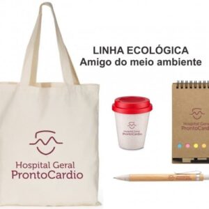 Kit Boas Vindas Ecológico Personalizado - 3 itens