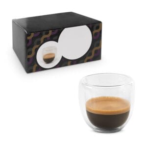 Conjunto de Café em Vidro Personalizado