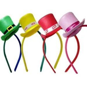 Tiara com Mini Cartola Personalizada em EVA