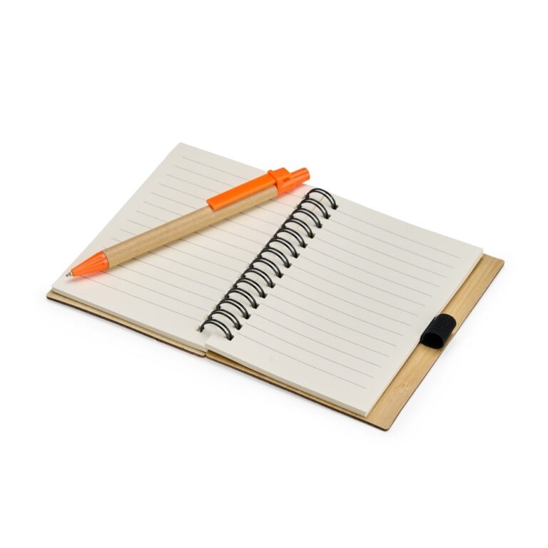 Brinde Caderno Ecológico com Caneta 3