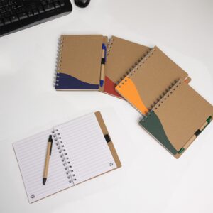 Brinde Caderno Ecológico com Caneta 1
