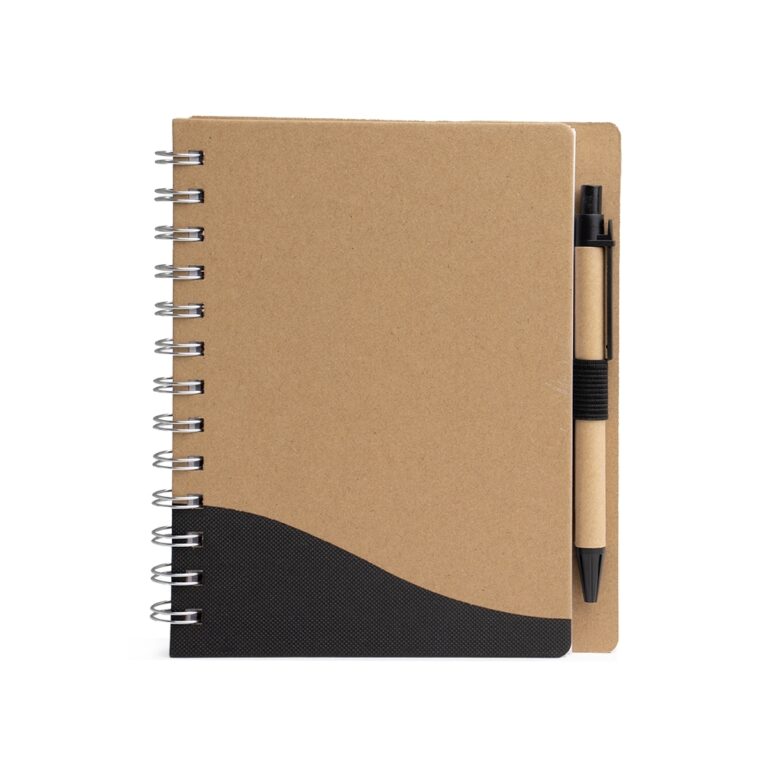 Brinde Caderno Ecológico com Caneta