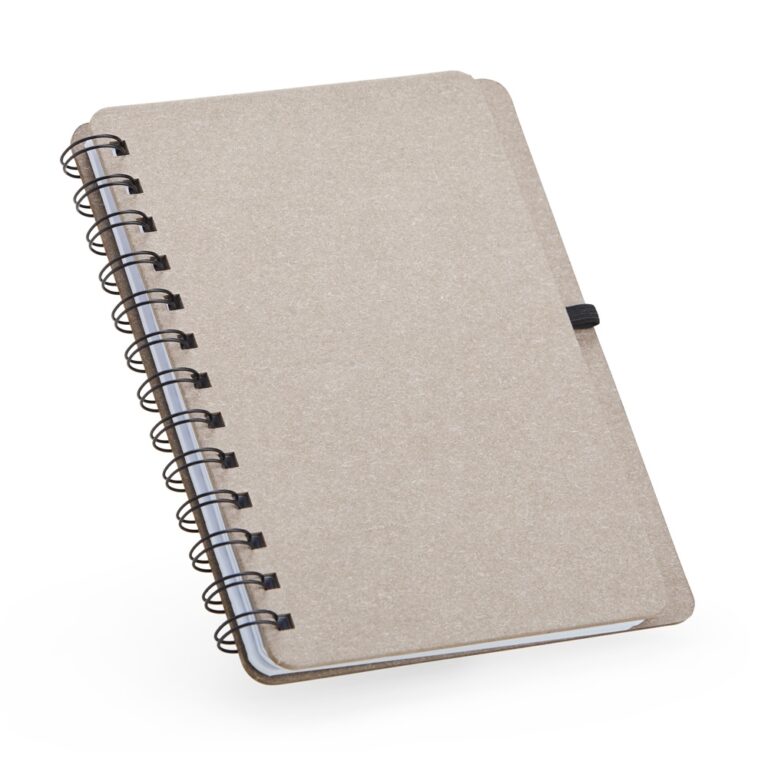 Brinde Caderno Kraft B6 com Porta Caneta 2