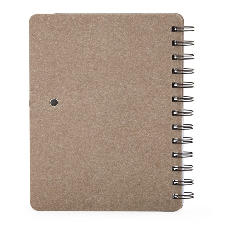 Brinde Caderno Kraft B6 com Porta Caneta 3