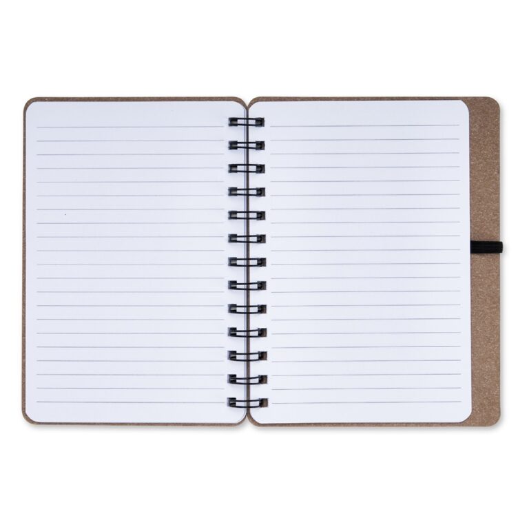 Brinde Caderno Kraft B6 com Porta Caneta 4
