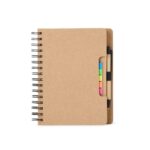 Brinde Caderno com Autoadesivos e Caneta