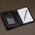 Bloco de anotações com calculadora 1