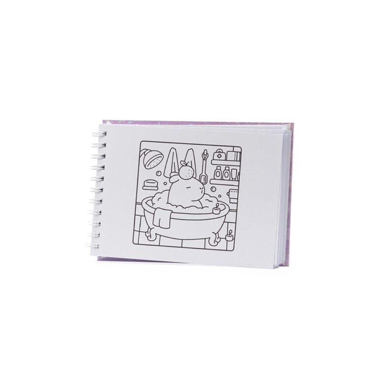 Brinde Caderno Para Colorir Capivara 1