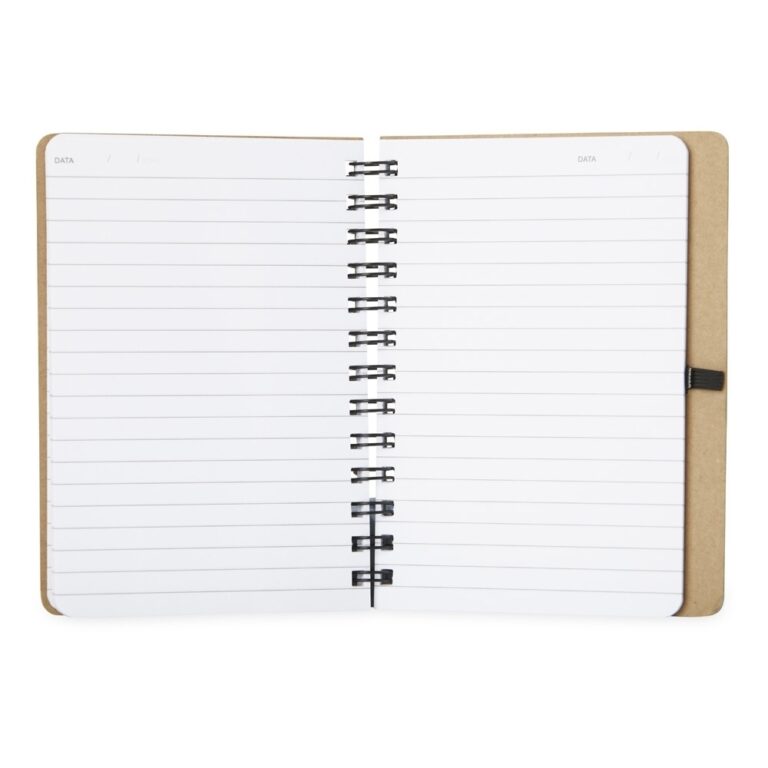 Brinde Caderno Kraft com Porta Caneta 1