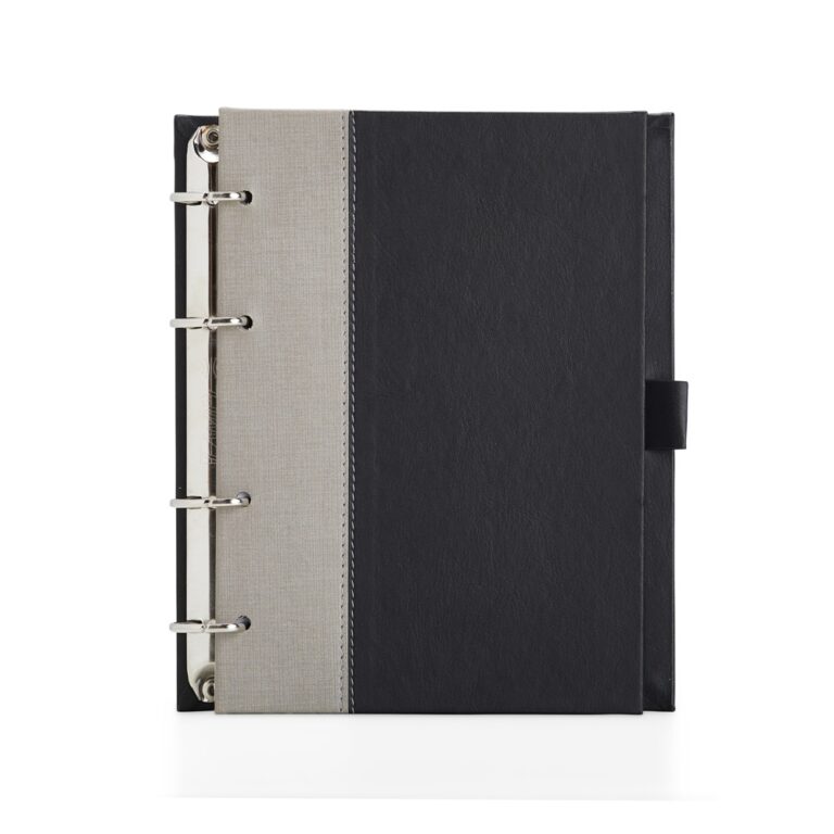 Brinde Caderno Fichário de Couro Sintético 2