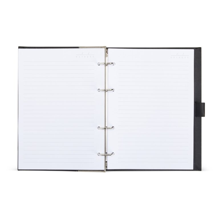 Brinde Caderno Fichário de Couro Sintético 3