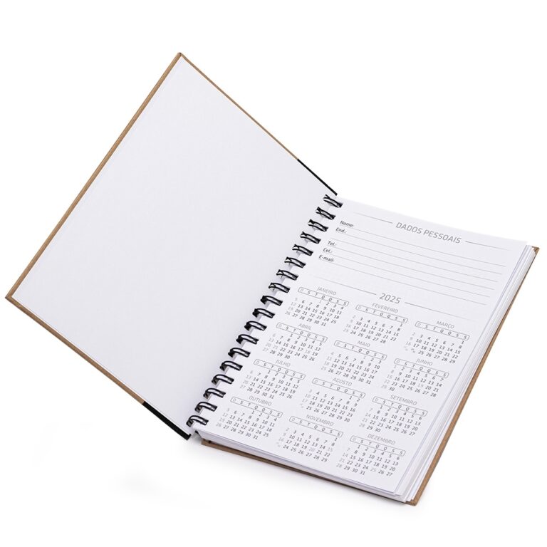 Brinde Caderno Capa Kraft 2