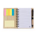 Bloco de Anotações Bambu com Caneta 1