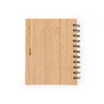 Bloco de Anotações Bambu com Caneta 2
