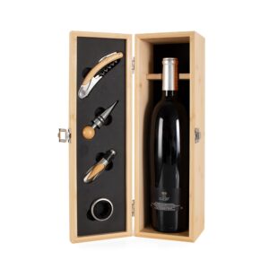 Brinde Kit Vinho Bambu 4 Peças 1