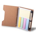 Brinde Caderno de Papelão com Caneta 1