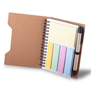 Brinde Caderno de Papelão com Caneta 1