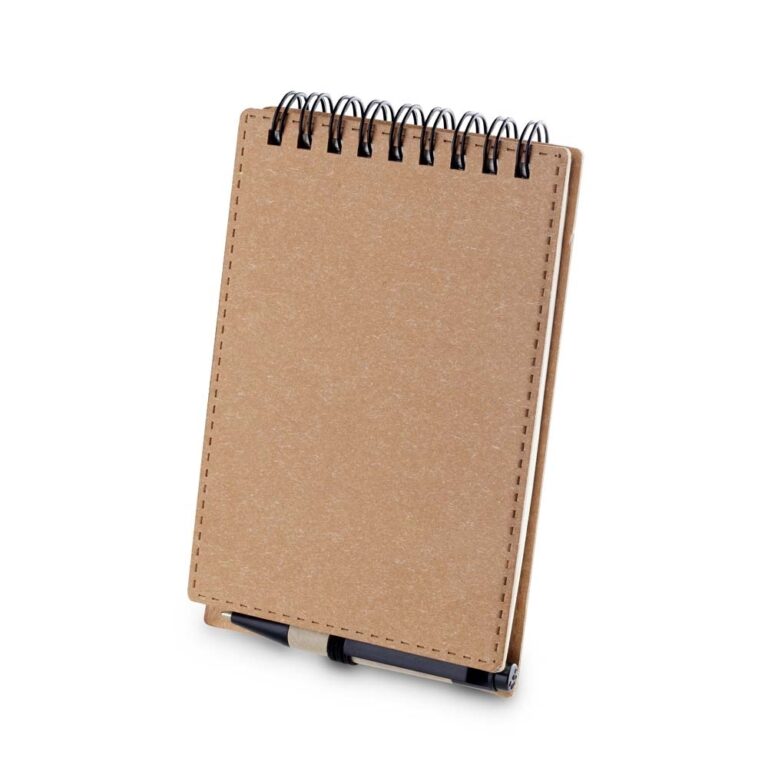 Brinde Bloco de Anotações Papelão com Caneta 2