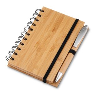 Brinde Caderno Ecológico com Caneta