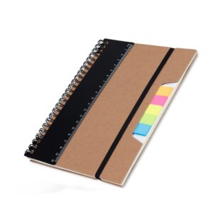 Brinde Caderno com Régua e Autoadesivos