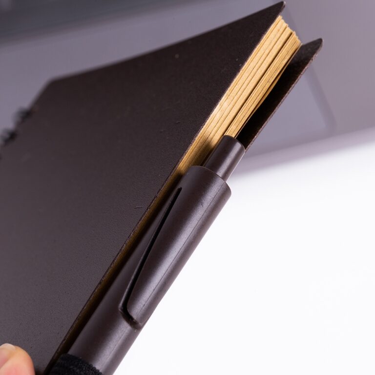 Brinde Caderno Ecológico com Caneta 4