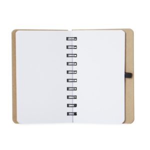 Brinde Caderno Kraft com Porta Caneta 1