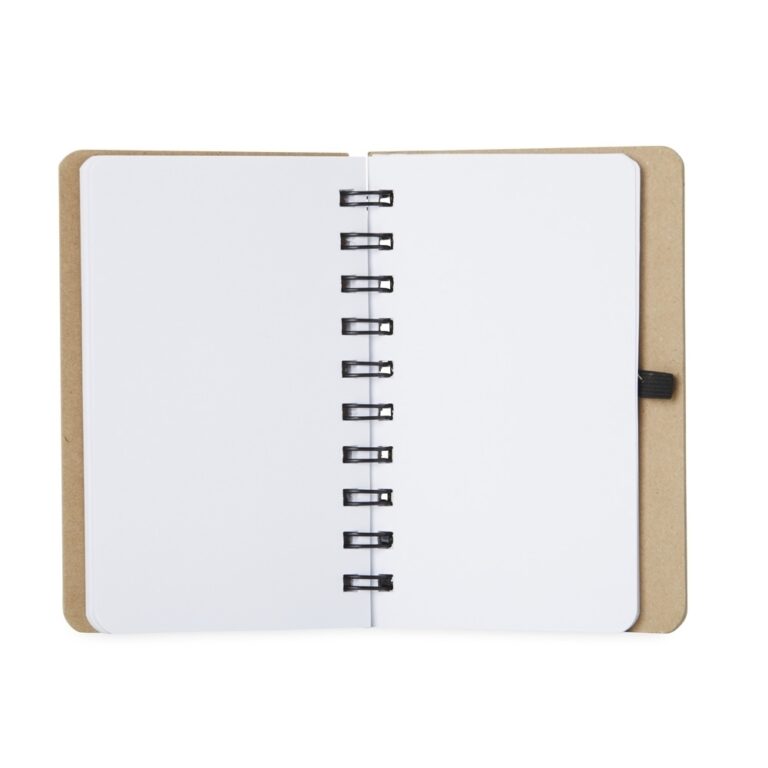 Brinde Caderno Kraft com Porta Caneta 1