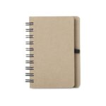 Brinde Caderno Kraft com Porta Caneta 2