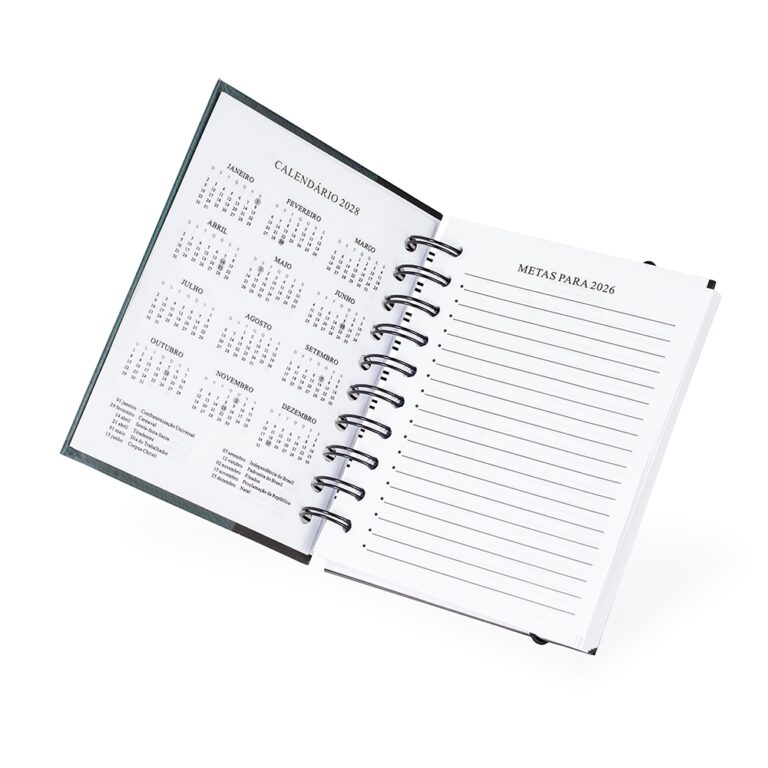 Brinde Agenda Diária 2026 Wire-O 1