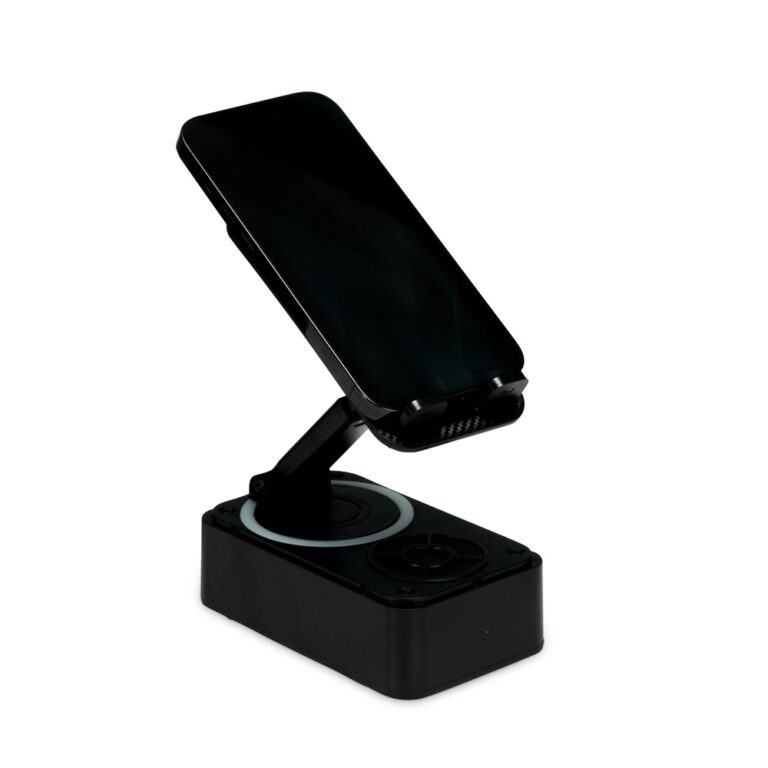 Brinde Suporte Celular com Caixa de Som 1