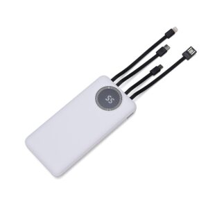 Brinde Power Bank 10.000mAh com Lanterna e Multissaídas 1