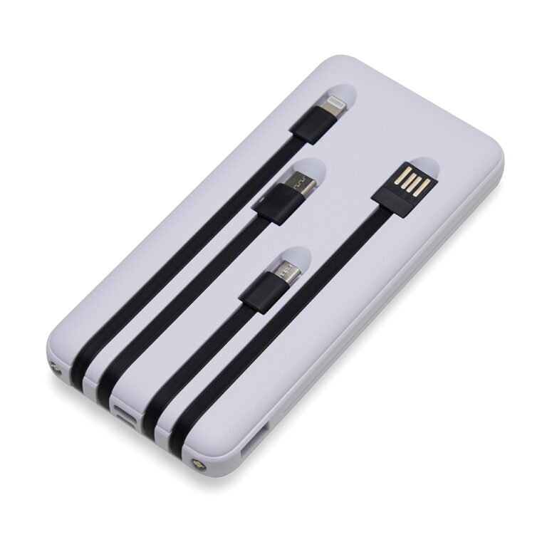 Brinde Power Bank 10.000mAh com Lanterna e Multissaídas 2