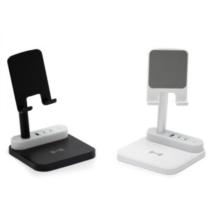 Brinde Base de Carregamento com Suporte Celular e Luminária 1