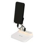 Brinde Base de Carregamento com Suporte Celular e Luminária 2