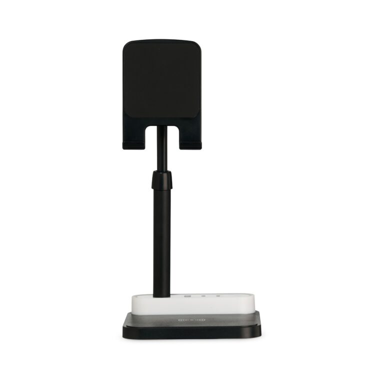 Brinde Base de Carregamento com Suporte Celular e Luminária 3