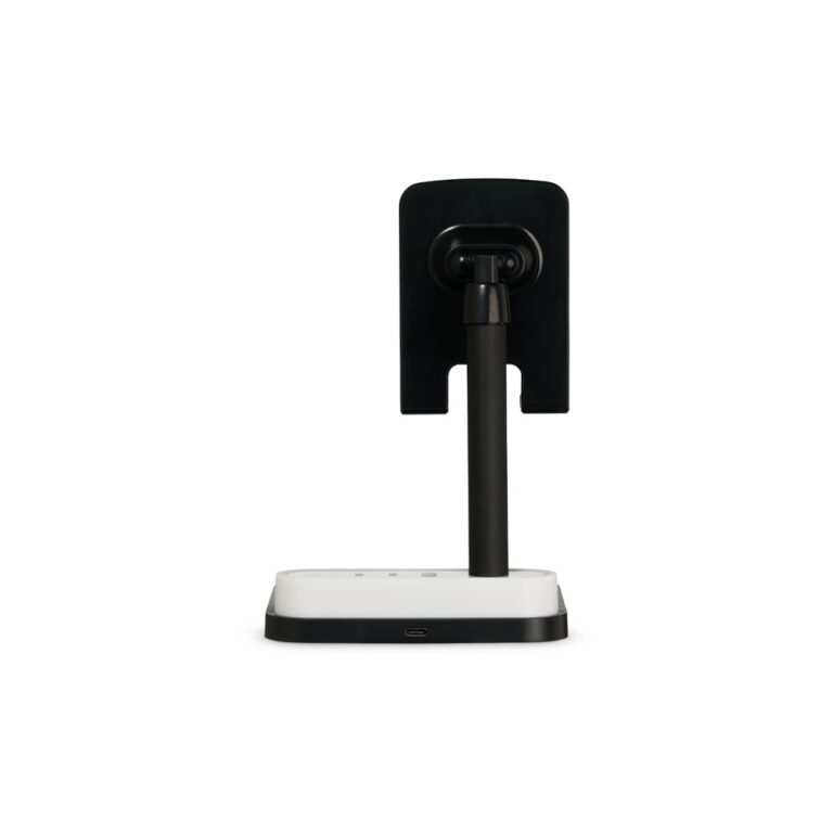 Brinde Base de Carregamento com Suporte Celular e Luminária 5