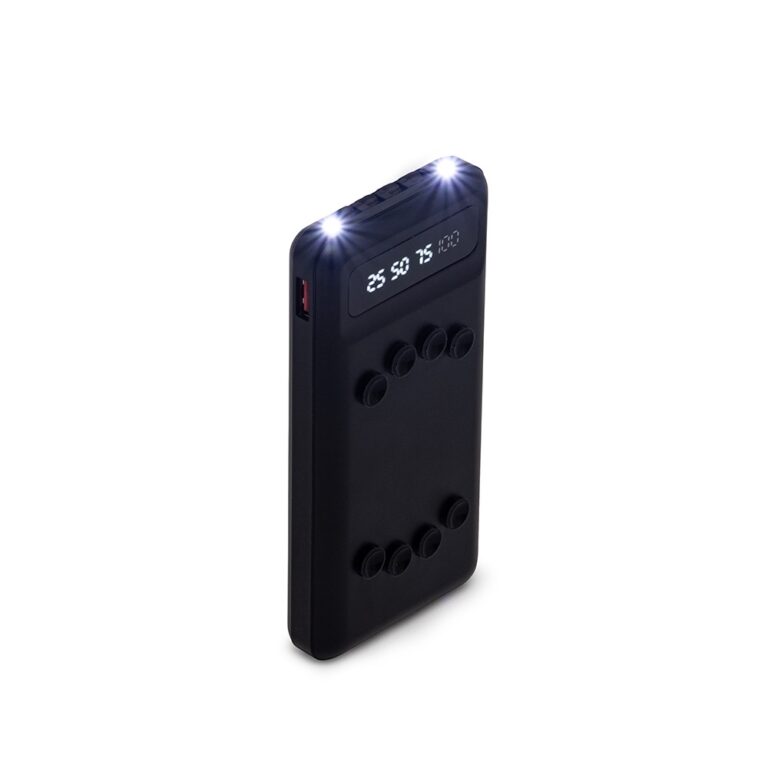 Brinde Power Bank 10.000mAh com Lanterna e Multissaídas 4