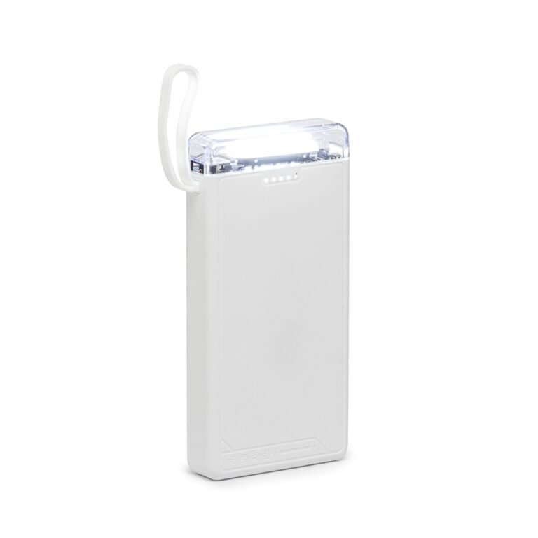 Brinde Power Bank 10.000mAh com Lanterna e Multissaídas