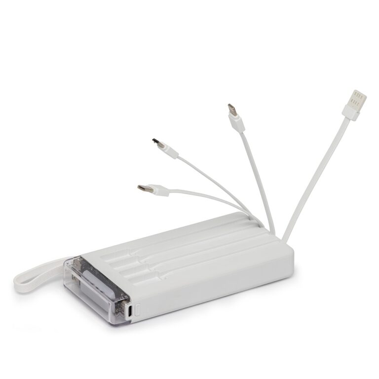 Brinde Power Bank 10.000mAh com Lanterna e Multissaídas 1