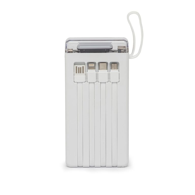 Brinde Power Bank 10.000mAh com Lanterna e Multissaídas 3