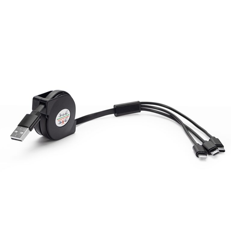 Brinde Cabo USB Retrátil 3 em 1