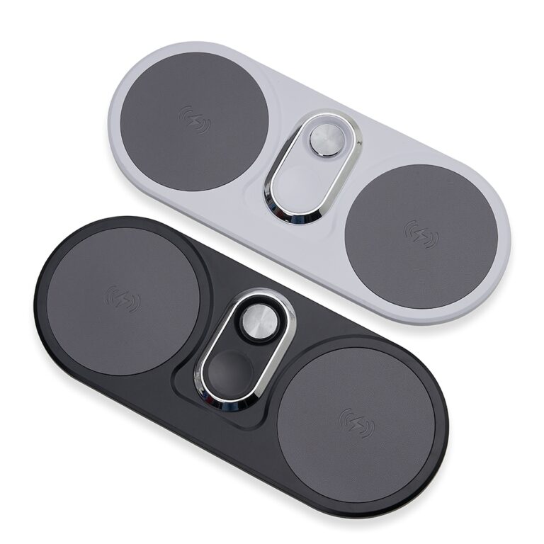 Brinde Base Dual Indução para Celulares e Iwatch 1