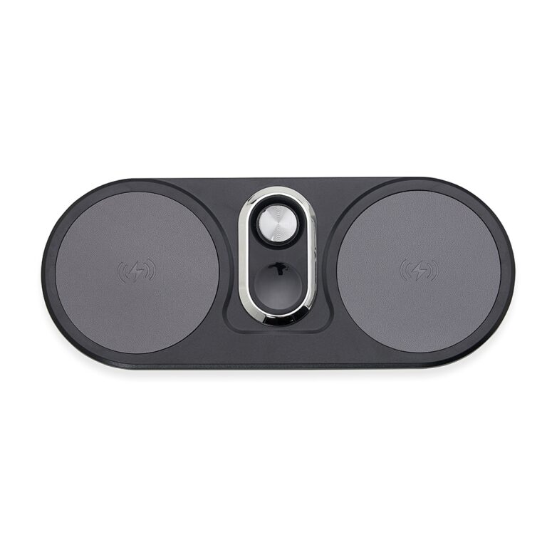 Brinde Base Dual Indução para Celulares e Iwatch 2