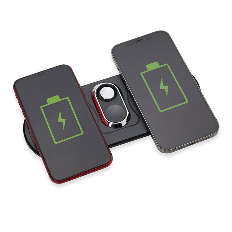 Brinde Base Dual Indução para Celulares e Iwatch 5