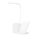 Brinde Luminária Led com Carregamento via Indução e Porta-caneta
