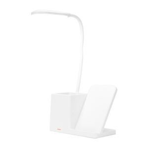 Brinde Luminária Led com Carregamento via Indução e Porta-caneta