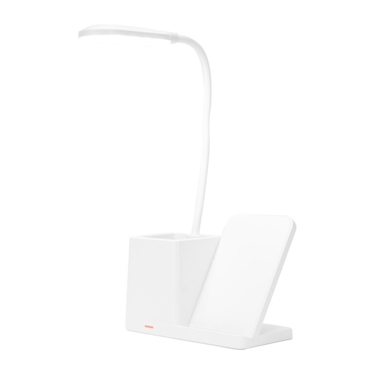 Brinde Luminária Led com Carregamento via Indução e Porta-caneta