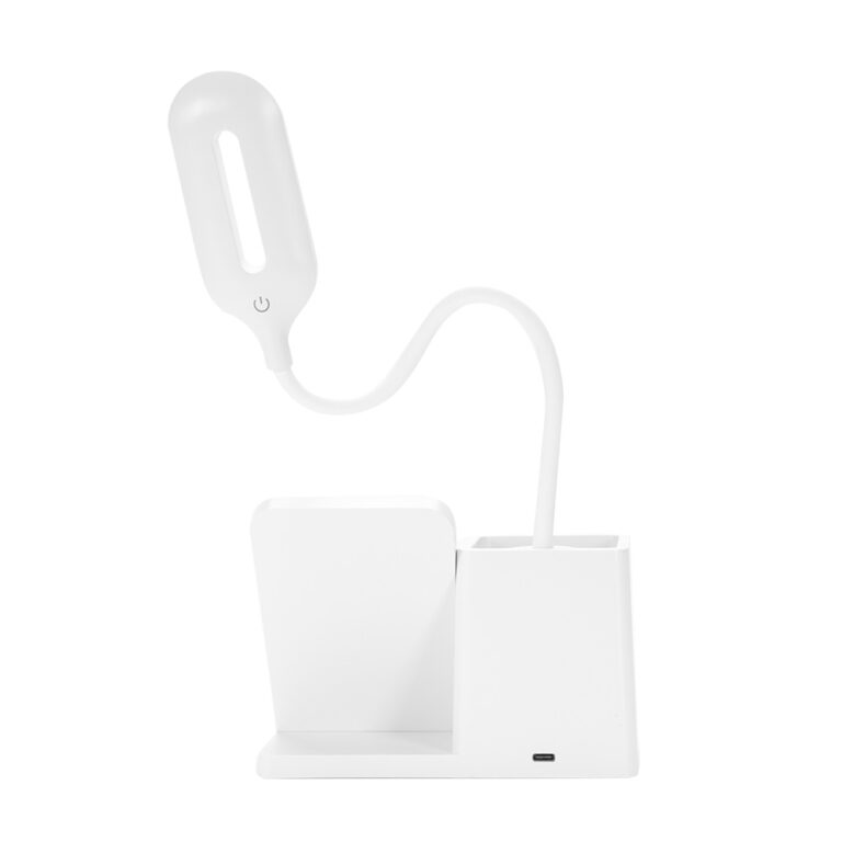 Brinde Luminária Led com Carregamento via Indução e Porta-caneta 1