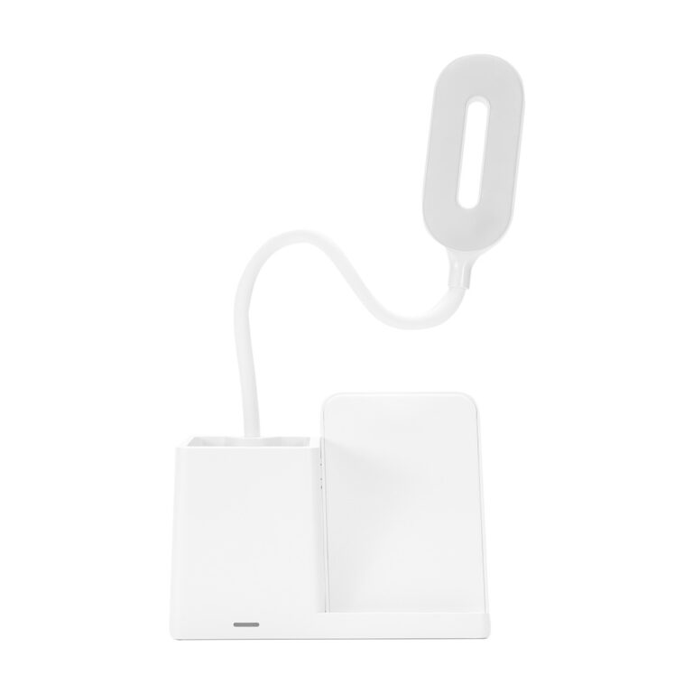 Brinde Luminária Led com Carregamento via Indução e Porta-caneta 2